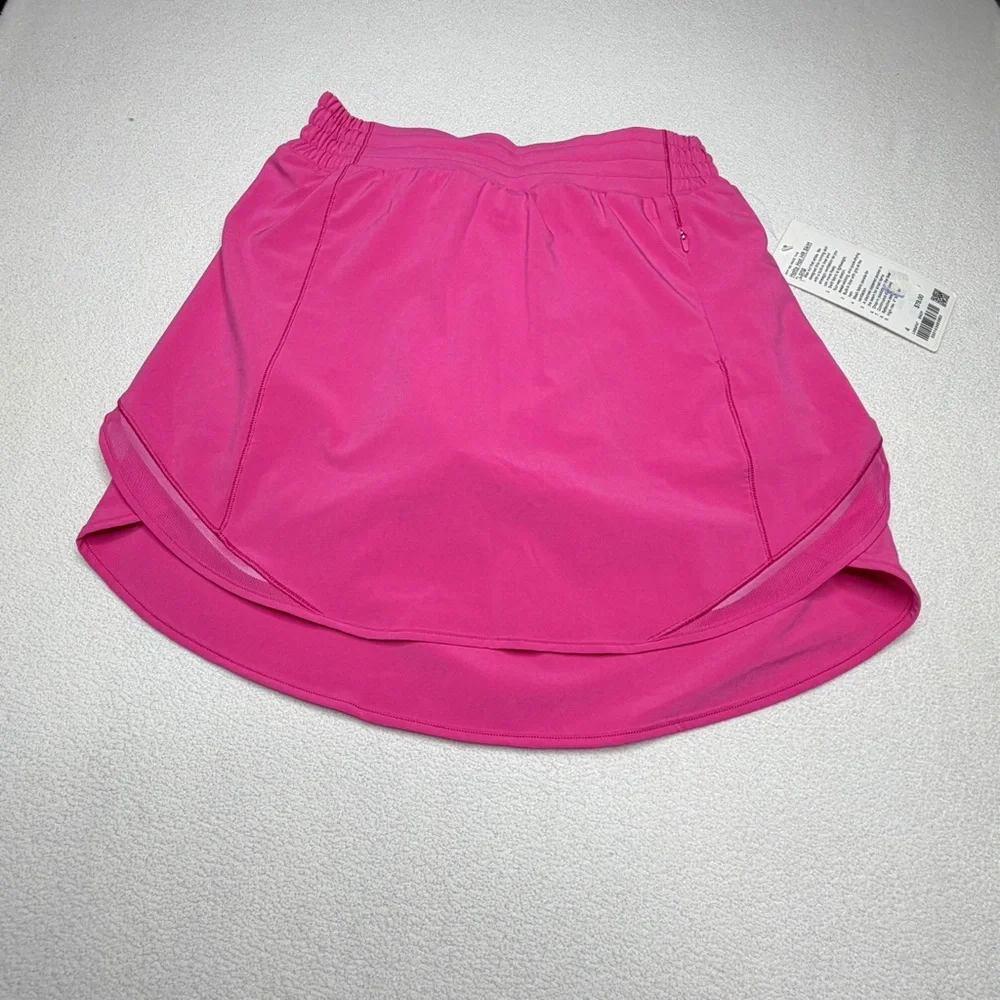 ✨NWT•Lululemon Hotty Hot High-Rise Skirt *Long•Sonic Pink💞